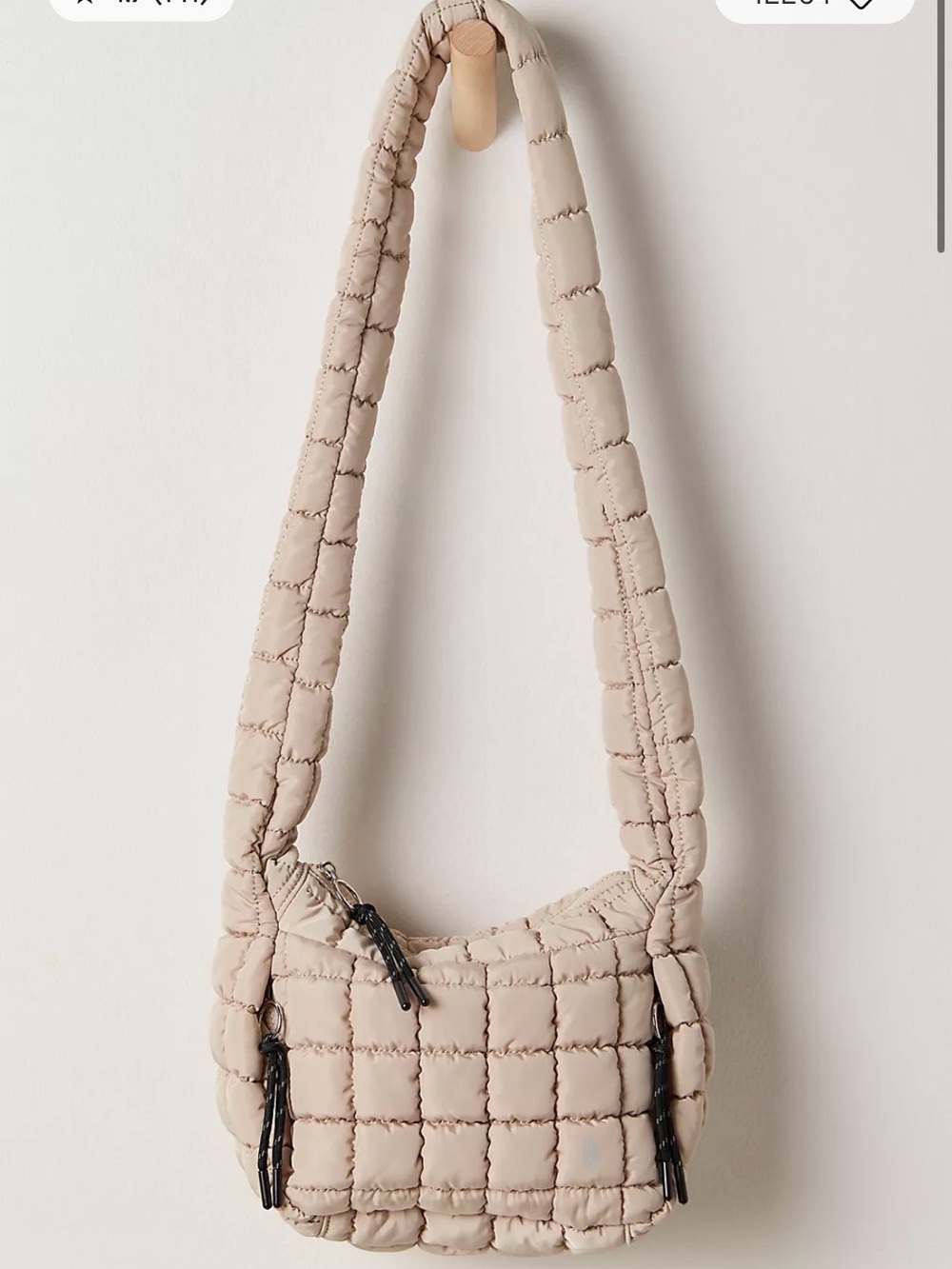 Like New FP Movement Quilted Baby Carryall Sling Bag
